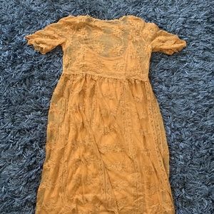 Xhilaration Mustard Yellow Dress